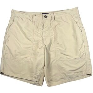 Patagonia Wayefarer Mens 36 Nylon Board Shorts 8" Utility Lightweight Khaki